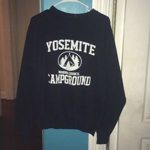 Yosemite campground sweater